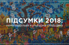 Підсумки 2018: нематеріальна культурна спадщина